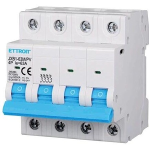 Ettroit Photovoltaischer Magnetischer Thermoschalter 4p Dc 1000v 63a 6ka Belegt 4 Din-Module  Jx6463