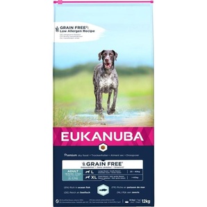 Eukanuba Grain Free Adult Large Breed Ocean Fish 12kg