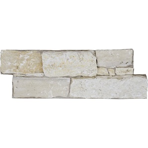 Euro Stone Verblendstein Alpenquarzit 60 x 20 cm weiß GLO776100081