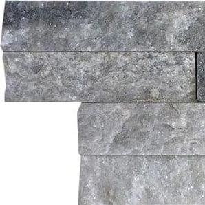 Euro Stone Verblendstein Alpina 40 x 10 cm weiß-grau GLO776100078