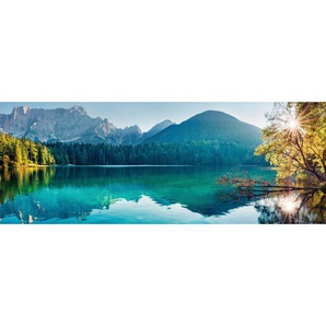 Euroart Glasbild, Mehrfarbig, Glas, rechteckig, 30x80 cm, Fotografie, einfache und schnelle Anbringung, glänzend, Bilder Und Zubehör, Wandbilder,