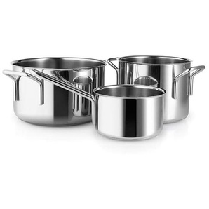 Eva Trio - Stainless Steel 3 pcs Cookware set 11  22  36 L