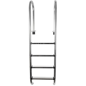 Evolution - 4E Einbauleiter eng 4-stufig V2A Edelstahl Pool Handlauf
