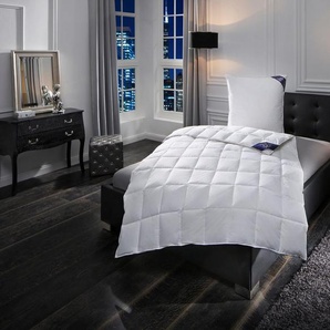 Excellent Daunenbettdecke + 3-Kammer-Kopfkissen Davos, Füllung: Bettdecke: 100% Gänsedaunen, Bezug: 100% Baumwolle