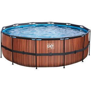 Exit Exit , Braun , Metall , Holz , 122 cm , Freizeit, Pools und Wasserspaß, Pools