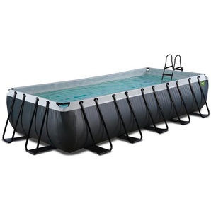 Exit Pool-Set, Schwarz, Kunststoff, 4-teilig, 320x100x610 cm, CE, Freizeit, Pools und Wasserspaß, Pools, Aufstellpools