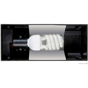 EXO TERRA Terrarienleuchte Compact Mini PT2225 Lampen BxTxH: 30x12,5x9 cm Gr. Höhe: 9 cm, schwarz Terrarien-Zubehör
