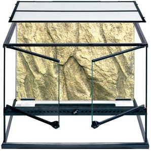 EXO TERRA Terrarium PT2610 Vivarien BxTxH: 60x45x45 cm Gr. B/H/T: 60 cm x 45 cm x 45 cm, schwarz Terrarien