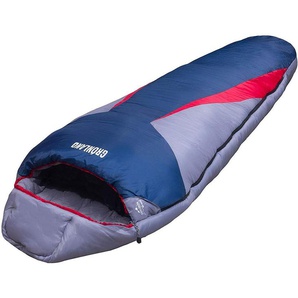 EXPLORER Mumienschlafsack Grönland Camping Schlafsack 230x82x55cm Outdoor warm (0°C bis -23°C Frühling/Sommer/Herbst/Winter Reise Festival), kombinierbar 1900g