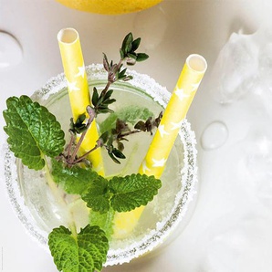 EXPRESS KÜCHEN Küchenrückwand Cocktail Spritzschutzwände Gr. B/H: 280 cmx55,9 cm, bunt (weiß, bunt) Küchendekoration
