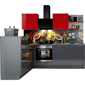 Express Küchen Winkelküche Jena, vormontiert, mit Soft-Close-Funktion, Stellbreite 245 x 175 cm