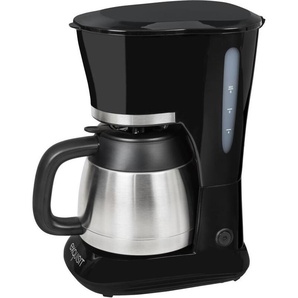 Exquisit KA 6501 sw Kaffeemaschine | Thermoskanne | 4-8 Tassen | schwarz 5010016