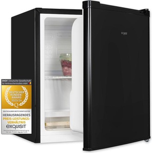 Exquisit Mini Kühlschrank KB05-V-040E schwarz | 40 l Nutzinhalt | Schwarz 811010309