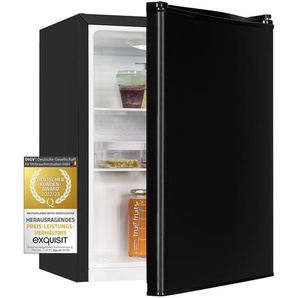 Exquisit Mini Kühlschrank KB60-V-090E schwarzPV | 52 l Nutzinhalt | Schwarz 810060309