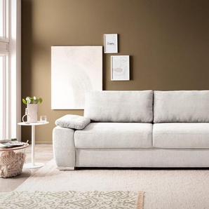 exxpo - sofa fashion 3-Sitzer SOLSBURY, bequem und komfortabel, Sofa, Schlafsofa, inkl. Federkern-Polsterung, Bettfunktion und Stauraum, in Cord