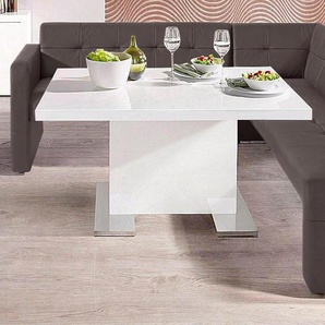exxpo - sofa fashion Eckbank Barista, bequem und elegant, hohe Bodenfreiheit, moderne Sitz- und Rückenverarbeitung, frei im Raum stellbar