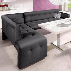 exxpo - sofa fashion Eckbank Barista, bequem und elegant, hohe Bodenfreiheit, moderne Sitz- und Rückenverarbeitung, frei im Raum stellbar