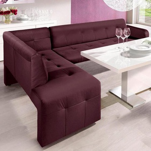 exxpo - sofa fashion Eckbank Barista, bequem und elegant, hohe Bodenfreiheit, moderne Sitz- und Rückenverarbeitung, frei im Raum stellbar