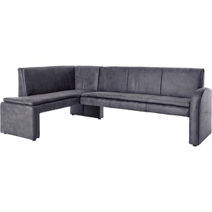 exxpo - sofa fashion Eckbank Cortado, elegant und modern mit hohem Sitzkomfort, hohe Bodenfreiheit, schöne Detailverarbeitung, wahlweise Lederbezug