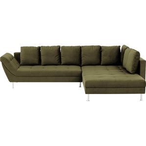 exxpo - sofa fashion Ecksofa Laconi, L-Form, In hochwertiger Verarbeitung, inklusive Rückenkissen