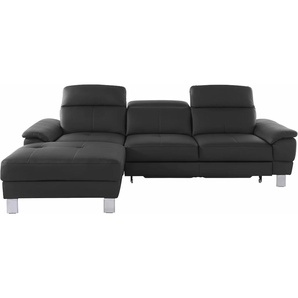 exxpo - sofa fashion Ecksofa »Mantua 2, inkl. Kopf- bzw. Rückenverstellung, bequem, L-Form«, wahlweise mit Bettfunktion und Bettkasten, tolle Verarbeitungsdetails