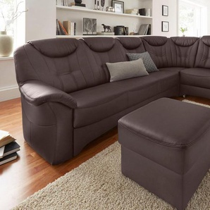 exxpo - sofa fashion Ecksofa Isabel, L-Form, mit Federkern, wahlweise mit Bettfunktion und Bettkasten