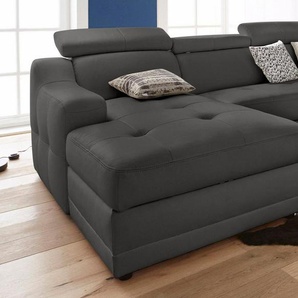 exxpo - sofa fashion Ecksofa Lotos, mit Köpf- bzw. Rückenverstellung, wahlweise mit Bettfunktion