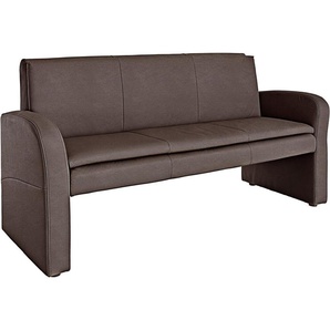 exxpo - sofa fashion Hockerbank Cortado, 3-Sitzer Küchensofa mit hohem Sitzkomfort, hohe Bodenfreiheit, schöne Detailverarbeitung