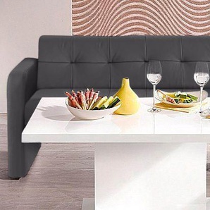 exxpo - sofa fashion Sitzbank Barista Küchensofa, kompakte Stellmaße, Sitzhöhe 49cm, mit Rückenlehne
