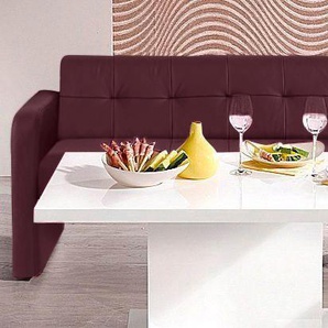 exxpo - sofa fashion Sitzbank Barista Küchensofa, kompakte Stellmaße, Sitzhöhe 49cm, mit Rückenlehne