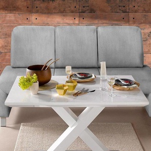 exxpo - sofa fashion Polsterbank Intenso, Sitzbank, Breite 162 cm, wahlweise in Leder oder Textil, hohe Bodenfreiheit, frei im Raum stellbar, hoher Sitzkomfort