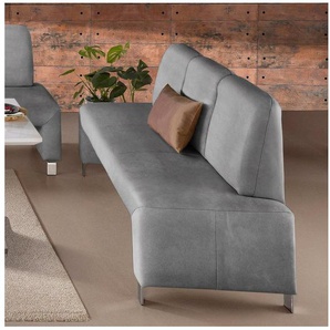 exxpo - sofa fashion Polsterbank Intenso, Sitzbank, Breite 182 cm, wahlweise in Leder oder Textil, hohe Bodenfreiheit, frei im Raum stellbar, hoher Sitzkomfort
