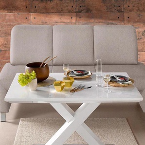 exxpo - sofa fashion Polsterbank »Intenso, Sitzbank, Breite 162 cm, wahlweise in Leder oder Textil«, hohe Bodenfreiheit, frei im Raum stellbar, hoher Sitzkomfort