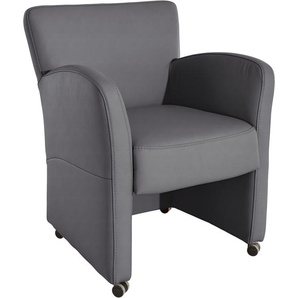 Sessel EXXPO - SOFA FASHION Cortado Gr. Kunstleder, Sessel, B: 66 cm, schwarz Esszimmerstuhl Lederstuhl Polsterstuhl Küchenstühle Sessel Breite 66 cm