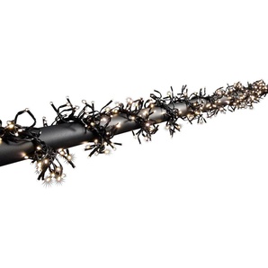 F (A bis G) LED-Lichterkette KONSTSMIDE Büschellichterkette Cluster, Weihnachtsdeko aussen Lichterketten Gr. Dioden 1152 St., x Gesamtlänge 13,6 m, schwarz Lichterketten Lichternetze mit 8 Funktionen und 1152 warmweißen Dioden