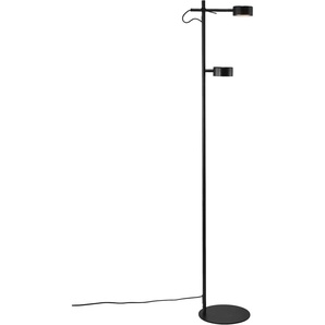 F (A bis G) LED Stehlampe NORDLUX CLYDE Lampen Gr. 2 flammig, Ø 9 cm Höhe: 138 cm, schwarz Standleuchten