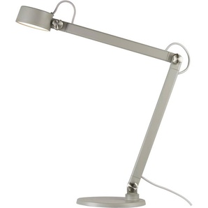 F (A bis G) LED Tischleuchte DESIGN FOR THE PEOPLE NOBU Lampen Gr. Höhe: 46,5 cm, grau Schreibtischlampe LED Schreibtischlampen