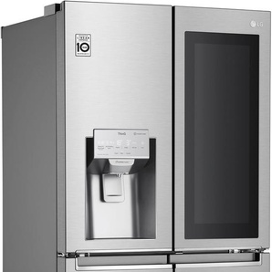 F (A bis G) LG Multi Door Kühlschränke silberfarben (gebürstetes edelstahl) Kühl-Gefrierkombinationen Bestseller