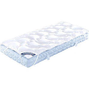 Matratzenauflage F.A.N. SCHLAFKOMFORT Unterbett Kansas Antibac Matratzenzubehör Gr. B/L: 200 cm x 200 cm 1 St., weiß Matratzenschoner Topper