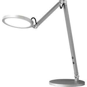 Fabas Luce Led-Schreibtischleuchte Regina, Alu, Metall, 80 cm, DIN EN ISO 9001, Lesearm, 4-fach schaltbar, Touch-Schalter (on/off), mit Schalter, Farbtemperaturwechsler, Lampen & Leuchten, Innenbeleuchtung, Tischlampen, Schreibtischlampen