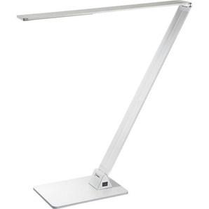 Fabas Luce Led-Schreibtischleuchte Wasp, Alu, Metall, F, 106 cm, DIN EN ISO 9001, Lesearm, Touch-Schalter (on/off), mit Schalter, Handyladefunktion, Farbtemperaturwechsler, klappbar, Lampen & Leuchten, Innenbeleuchtung, Tischlampen, Schreibtischlampen