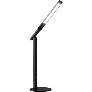 Fabas Luce Schreibtischleuchte Ideal, Schwarz, Metall, 69 cm, drehbar, 4-fach schaltbar, Touch-Schalter (on/off), Stufenschalter, Farbtemperaturwechsler, Lampen & Leuchten, Innenbeleuchtung, Tischlampen, Schreibtischlampen