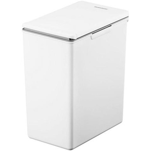 Fackelmann Abfalleimer Oslo, Weiß, Kunststoff, 20 L, 22x41.5x34 cm, Küchen, Küchenausstattung, Mülleimer