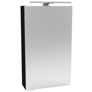 FACKELMANN Spiegelschrank SBC (Spiegelschrank mit LED-Aufsatzleuchte) Aufsatzleuchte, Schalter und Steckdose, Breite 40cm, Anschlag rechts