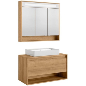 FACKELMANN Waschtisch Natura (Set, 3-St), Badmöbel