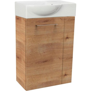 FACKELMANN Waschtisch SBC (Set, 2-St), bestehend aus Becken und Unterbau, Breite ca. 45 cm