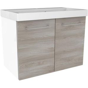 Fackelmann - Waschtischunterschrank lima / Badschrank mit Soft-Close-System / Maße (b x h x t): ca. 60 x 42 x 35 cm / hochwertiger Badezimmerschrank