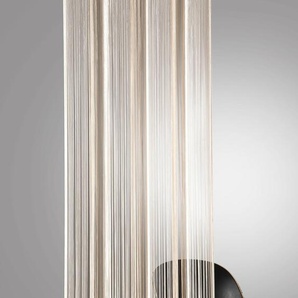 Fadenvorhang WECKBRODT Leon Gardinen Gr. 240 cm, Ösen, 98 cm, beige (champagner) Ösen Gardine