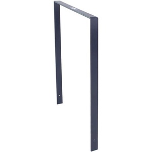 Fahrradanlehnbügel 115 x 76 cm Flachstahl 13 mm Anthrazit Einbetonieren Fahrradständer Parker Typ u