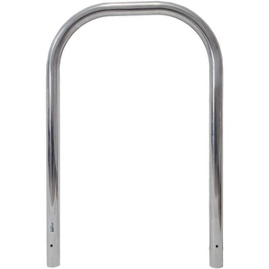 Fahrradanlehnbügel 116x74 cm Edelstahl Ø 60 mm zum Einbetonieren Fahrradständer Parker grau Typ U